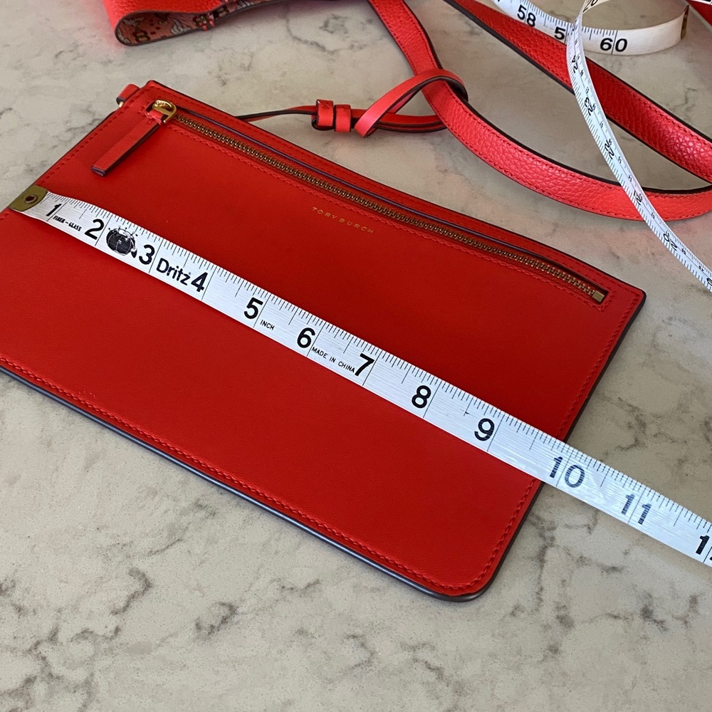 Tory Burch Blake Tote Red/Orange - Picture 6 of 11
